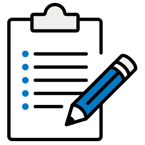 Icono de un formato diligenciado.